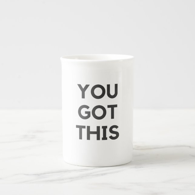 you got this bone china mug (Front)