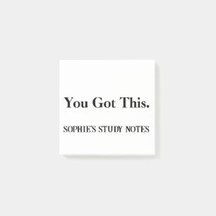You Got This – Custom Encouragement Sticky Notes
