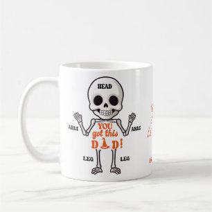 You Got This Dad October Cute Newborn Skeleton Coffee Mug