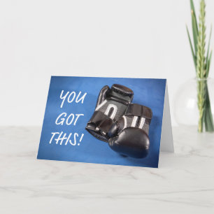 You Got This Encouragement Boxing Gloves Card