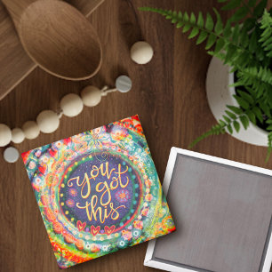You Got This Fun Colourful Pretty Inspirivity Magnet