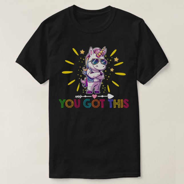 You Got This Funny Teacher Student Testing Day Coo T-Shirt (Design Front)