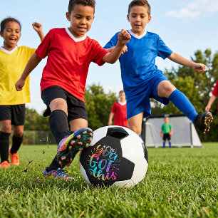 You Got this inspirational stars and colours Soccer Ball