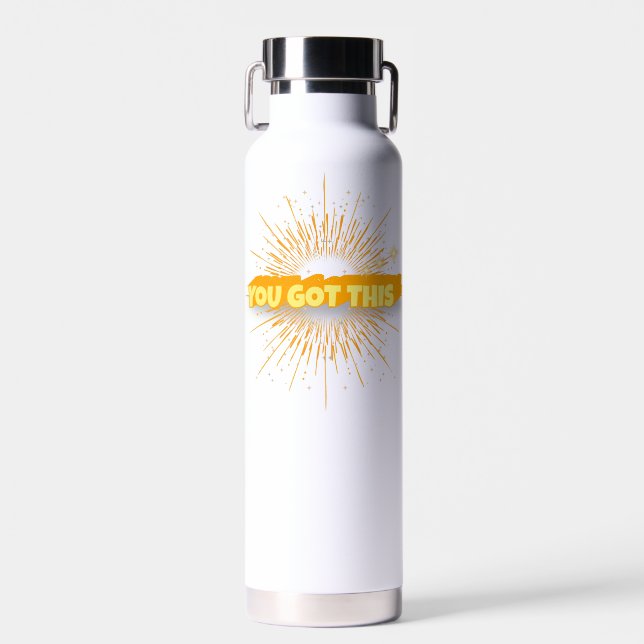 You Got This – Motivational Sunburst Water Bottle (Front)