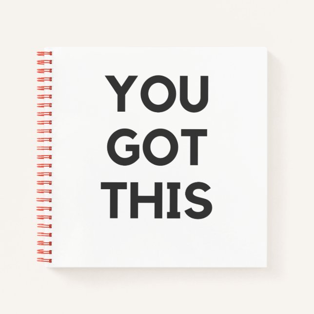 you got this notebook (Front)