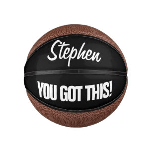 You Got This! personalised mini basketball gift