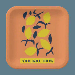 You Got This – Sober Living Paper Plate