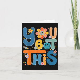 You Got This Test Day Rock The Test Teacher Testin Card
