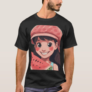 You Grow Girl! Cosmos Flower Print  T-Shirt