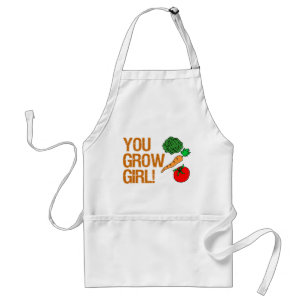 You Grow Girl Funny Gardening Women Apron