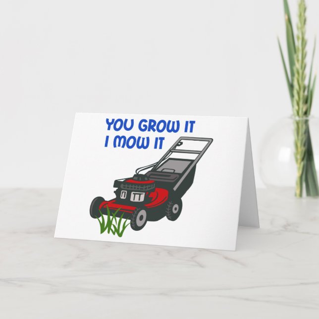 You Grow It Card (Front)
