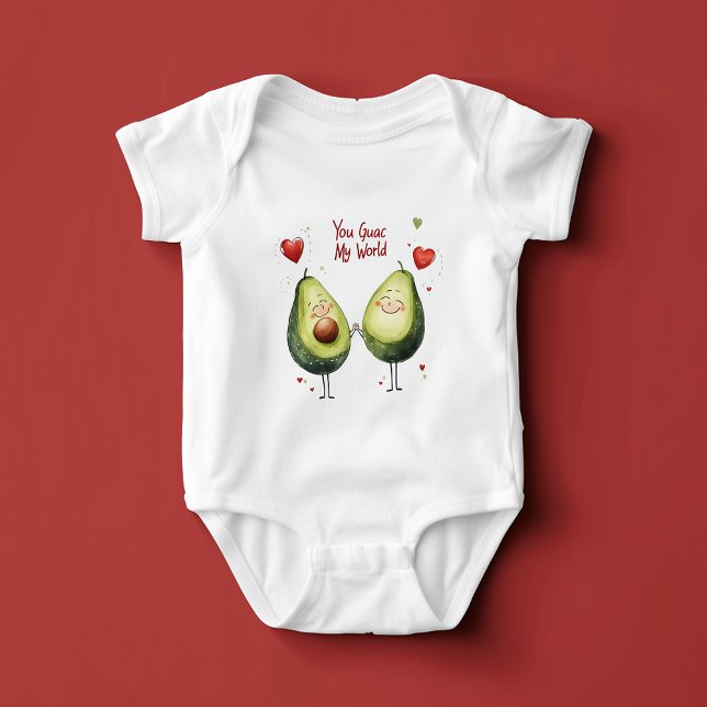 You Guac My World Valentine's Day Baby Bodysuit (Creator Uploaded)