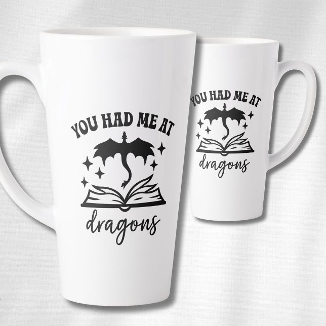 You Had Me at Dragons Latte Mug (Creator Uploaded)