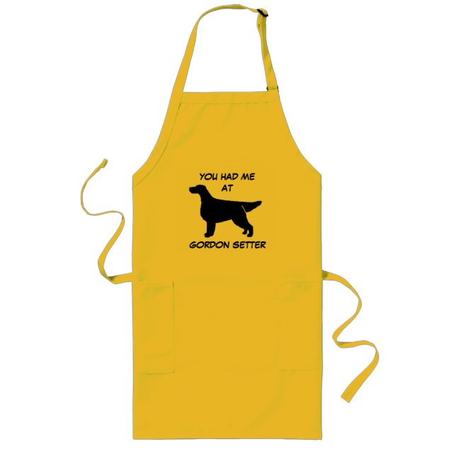 YOU HAD ME AT GORDON SETTER Apron (Front)