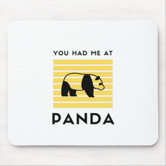 You had me at panda mouse pad