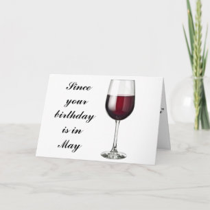"YOU" HAVE A ***MAY BIRTHDAY*** HOPE IT'S HAPPY CARD