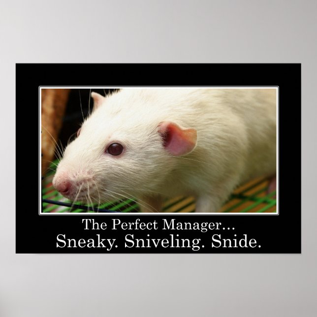 You have all the qualities of a great manager (L) Poster (Front)