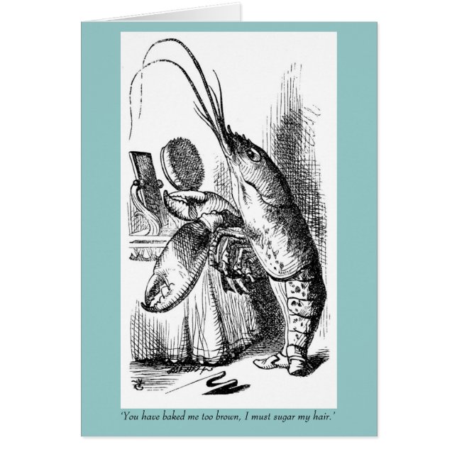 You have baked me too brown, I must sugar my hair (Front)