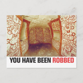 You Have Been Robbed postcard (Guatemala)