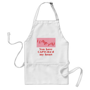 You Have Captcha'd My Heart Standard Apron