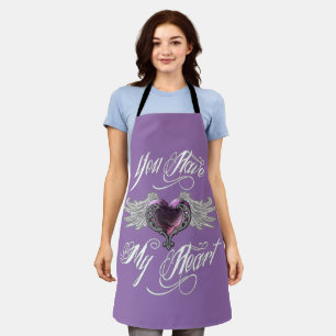 You Have My Heart Pink Apron