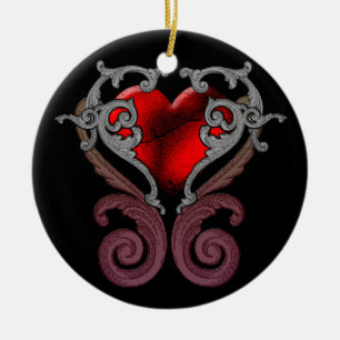 You Have My Heart (Red) Ceramic Tree Decoration