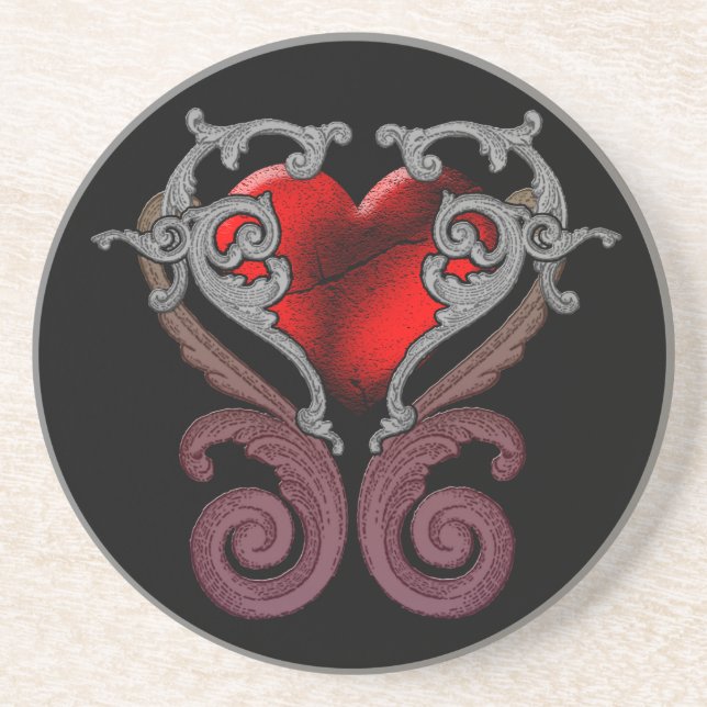 You Have My Heart (Red) Coaster (Front)
