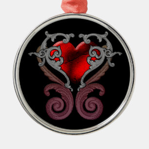 You Have My Heart (Red) Metal Ornament