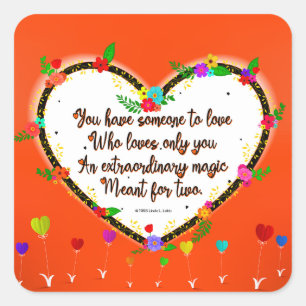 You have someone to love stickers