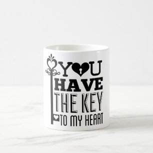 You Have the Key to My Heart Coffee Mug