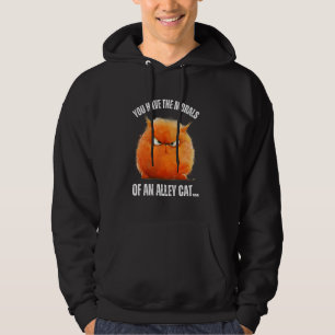 You Have The Morals Of An Alley Cat Funny Joke For Hoodie