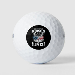 You Have The Morals Of An Alley Cat Funny joke  Golf Balls