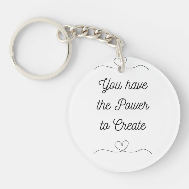You have the Powe to Create key Key Ring (Front)
