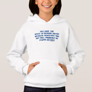 You have the right to remain silent funny spoof
