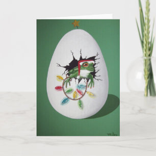You have to hoppy hoppy christmas holiday card
