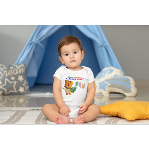 You Have Wings Just Fly Tiny Dog Inspiring Quote Baby Bodysuit