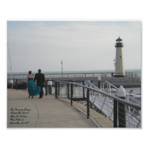 You Held My Hand Lighthouse Colour Photograph