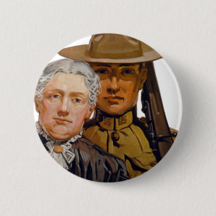 YOU help my boy win the war 6 Cm Round Badge