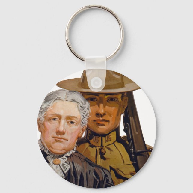 YOU help my boy win the war Key Ring (Front)