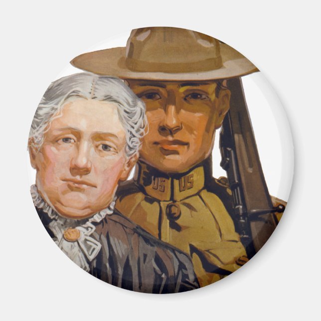 YOU help my boy win the war Magnet (Front)