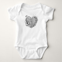 You Hold My Heart baby body suit
