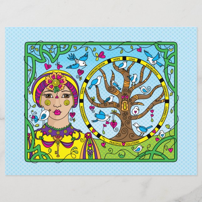 You Hold The Key_Flat Paper Sheet 11"x8.5" (Front)