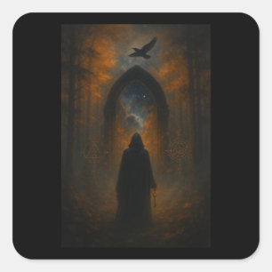 You Hold the Key to Your Desired Reality  Square Sticker