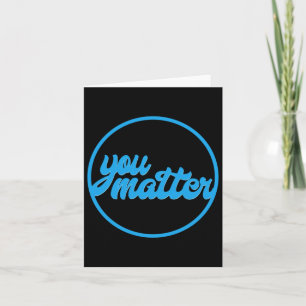 You Inspirational Quote Sticker Card
