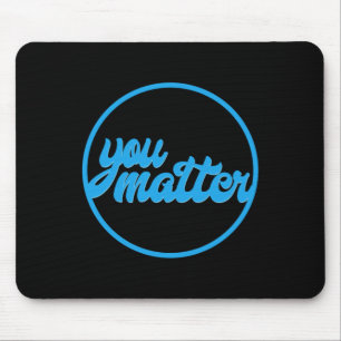 You Inspirational Quote Sticker Mouse Pad
