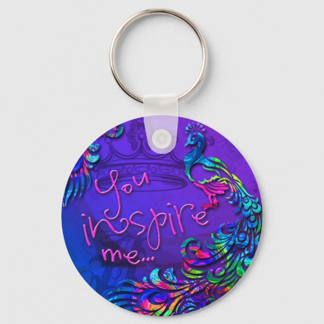 You Inspire Me Key Ring (Front)