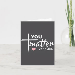 You John 3 16 Bible Verse Christian Faith Insratio Card