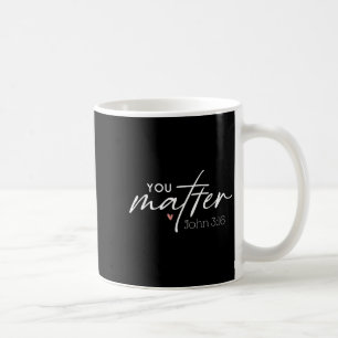 You John 3 16 Bible Verse Christian Faith Quote Coffee Mug