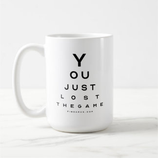 You Just Lost The Game Optical Chart Mug