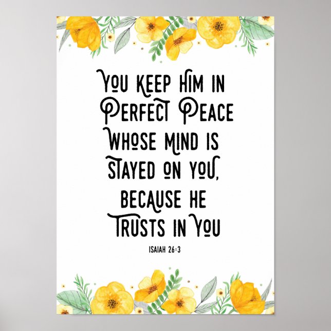 You Keep Him in Perfect Peace Poster (Front)